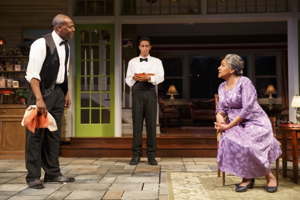 John Earl Jelks plays Creaker, Kyle Beltran plays Crier, and Phylicia Rashad plays Shelah in Head of Passes.