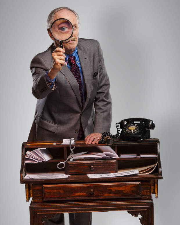 Alan Wade performs in Frederick Knott&#39;s murder mystery, Dial &#39;M&#39; for Murder, which begins tonight at Olney Theatre Center.