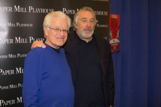 A Bronx Tale codirectors Jerry Zaks and Robert De Niro will be honored by Paper Mill Playhouse.