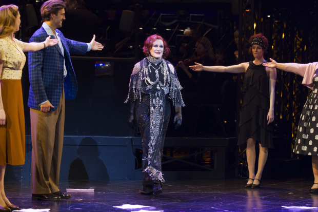 London Glenn Close takes her opening-night bow at English National Opera&#39;s London Coliseum.