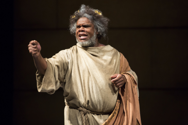 Craig Wallace as Homer in Jessica Dickey&#39;s The Guard at Ford&#39;s Theatre.