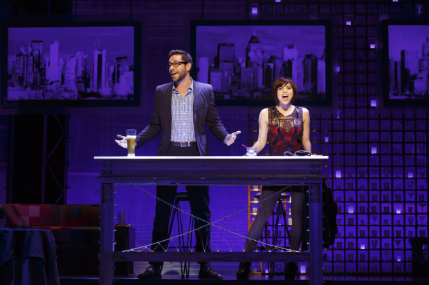 Zachary Levi in his Broadway debut in First Date, opposite Krysta Rodriguez.