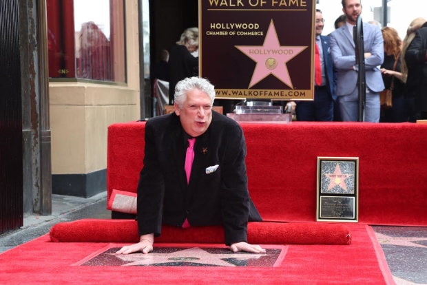Harvey Fierstein gets up close and personal with his new star.