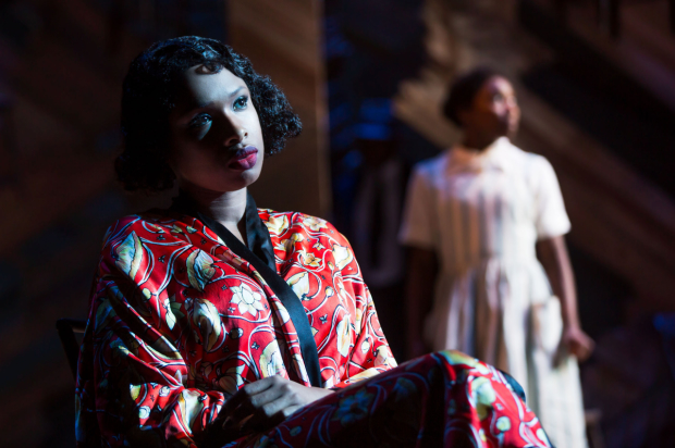 Jennifer Hudson in a scene from the Broadway revival of The Color Purple.