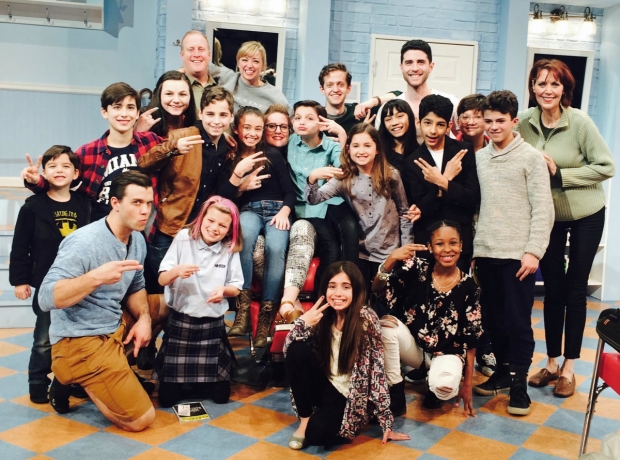 The children of School of Rock meet the stars of Shear Madness.