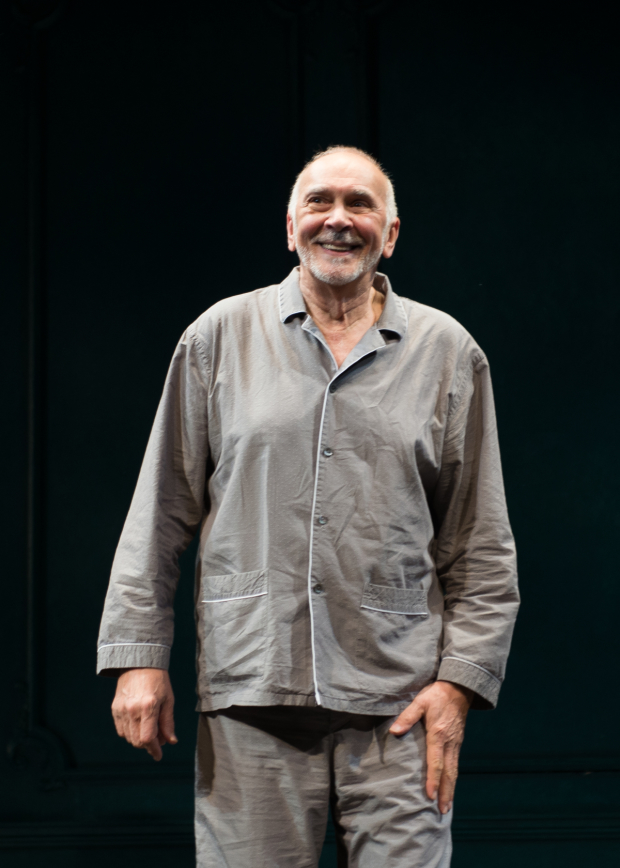Frank Langella takes a star&#39;s bow on the opening night of The Father.