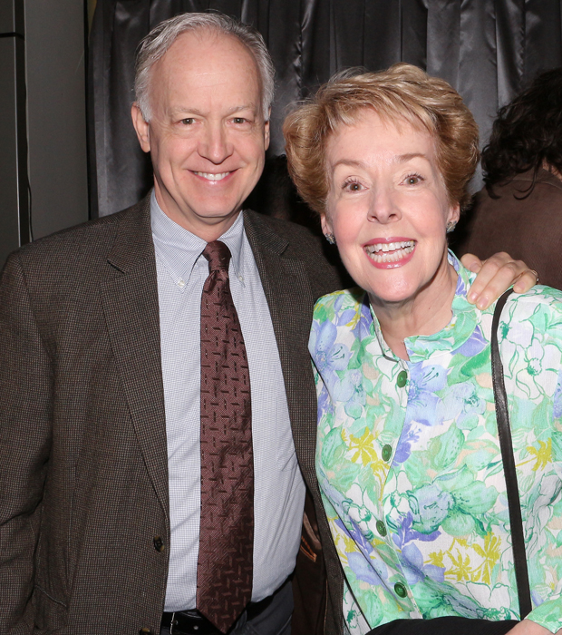 Nominees Reed Birney (The Humans) and Georgia Engel (John) catch up over breakfast.