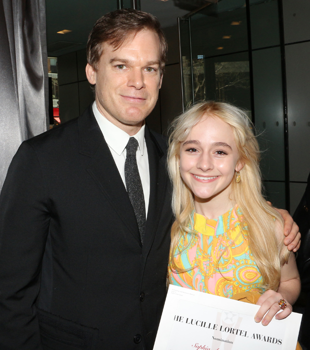 Michael C. Hall and Sophia Anne Caruso proudly represent the David Bowie-Enda Walsh musical Lazarus.