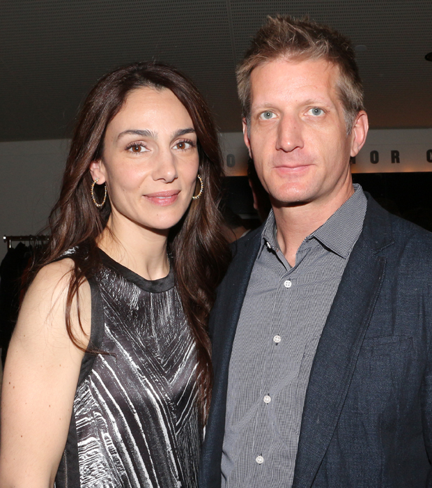 Paul Sparks, a nominee for Buried Child, is accompanied at the breakfast by his wife, Annie Parisse.