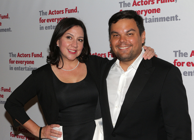 Frozen Oscar winners Kristen Anderson-Lopez and Robert Lopez spend a night with The Actors Fund.