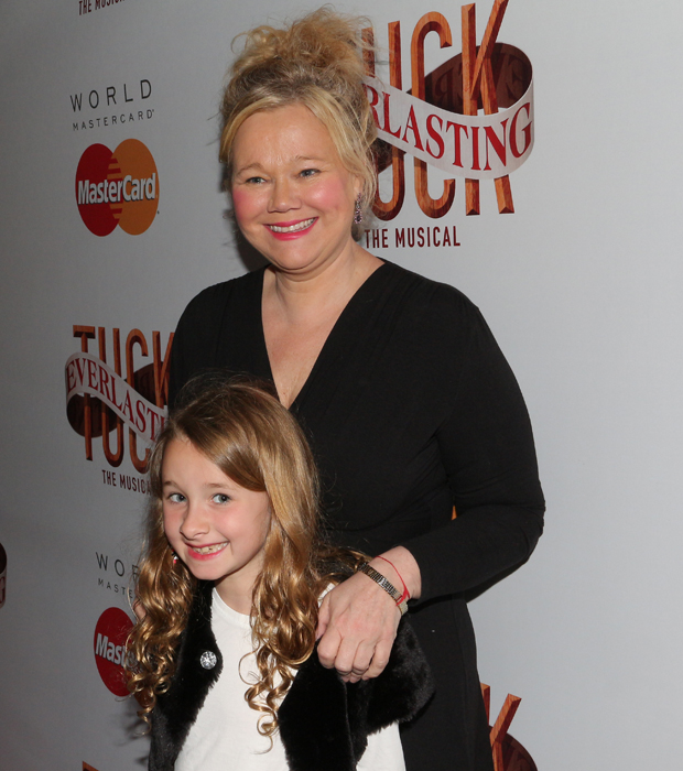 Caroline Rhea attend&#39;s Broadway&#39;s family friendly musical with her daughter, Ava.