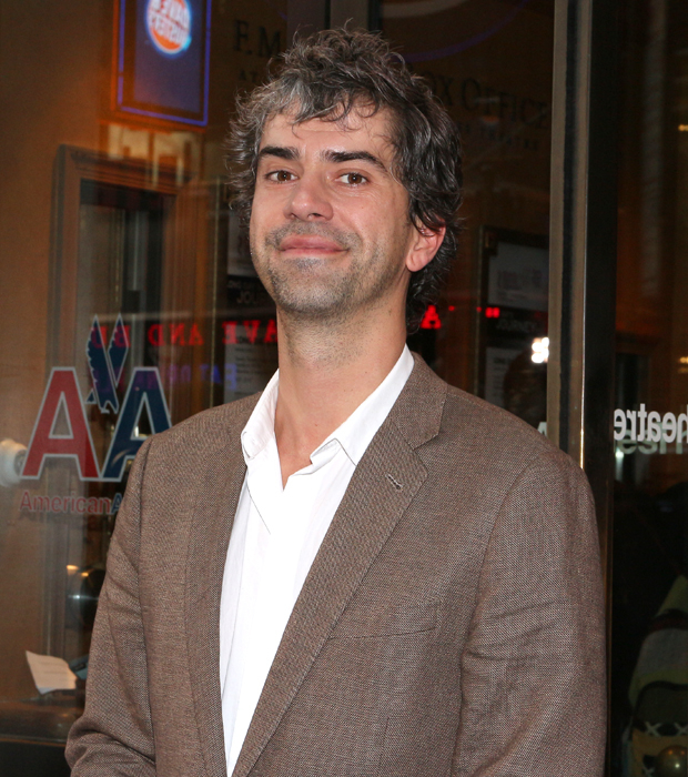 Hamish Linklater smiles for the cameras.