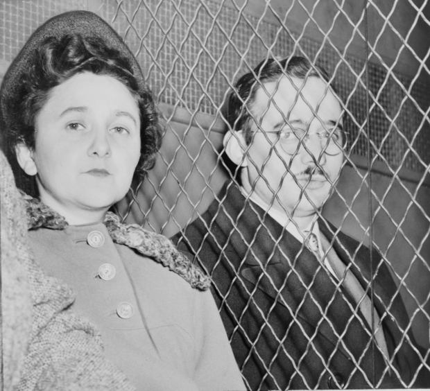 American citizens Ethel and Julius Rosenberg were executed as Soviet spies in 1953. Though Julius did provide the USSR with some information of marginal importance, his wife, Ethel, had nothing to do with the matter, but was sentenced to death anyway. The Rosenberg case became emblematic of the United States&#39; Communist hysteria.
