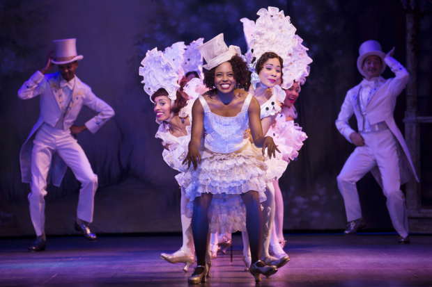 Adrienne Warren leads the cast of Shuffle Along in &quot;I&#39;m Just Wild About Harry.&quot; 