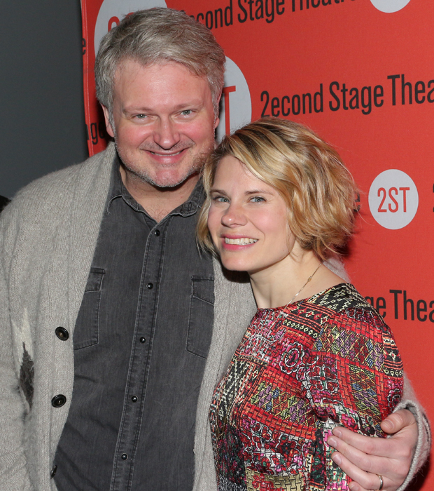 John Ellison Conlee and Celia Keenan-Bolger hit the red carpet before the show.