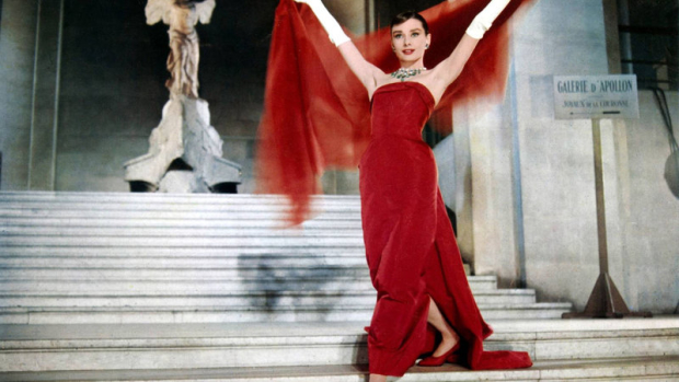 Audrey Hepburn in the 1957 Funny Face film adaptation. 