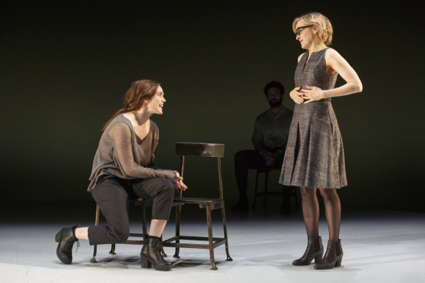 Heather Lind and Geneva Carr in a scene from Incognito.