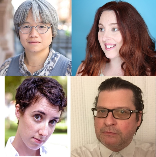 (clockwise from upper left) Jeanette Yew, Julia Sirna-Frest, Yuris Skujins, and Katie Rose McLaughlin will participate in Target Margin Theater&#39;s Iceman Lab.