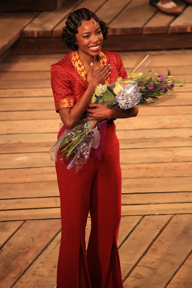 Heather Headley takes on the role of Shug Avery in The Color Purple.