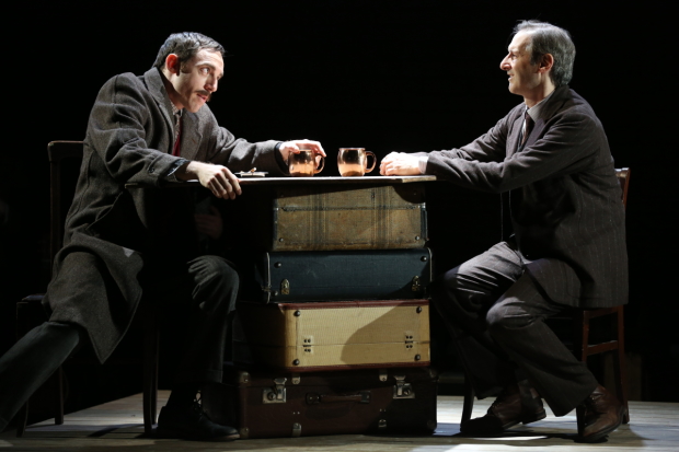 Max Gordon Moore and Richard Topol share a scene in Paula Vogel&#39;s new play.