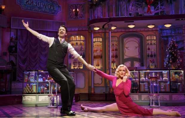 Gavin Creel and Jane Krakowski in Roundabout Theatre Company&#39;s current Broadway revival of She Loves Me.
