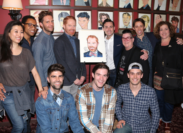 Jesse Tyler Ferguson is celebrates with his dearest friends and family.