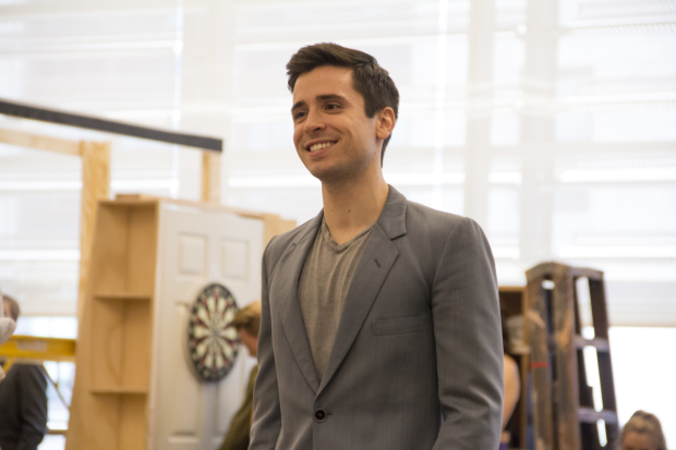 Matt Doyle as Tony in rehearsal for Paper Mill Playhouse&#39;s West Side Story.