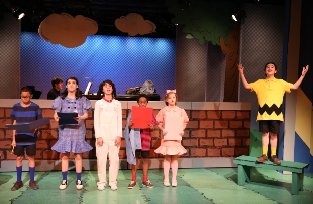 The York Theatre Company cast of You&#39;re a Good Man, Charlie Brown.