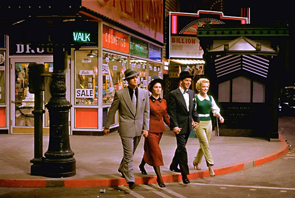 A scene from the 1955 musical film Guys and Dolls.