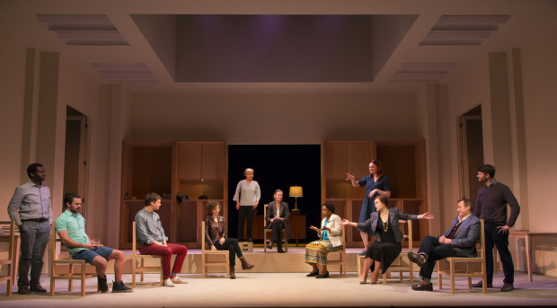 The company of Huntington Theatre&#39;s I Was Most Alive With You.
