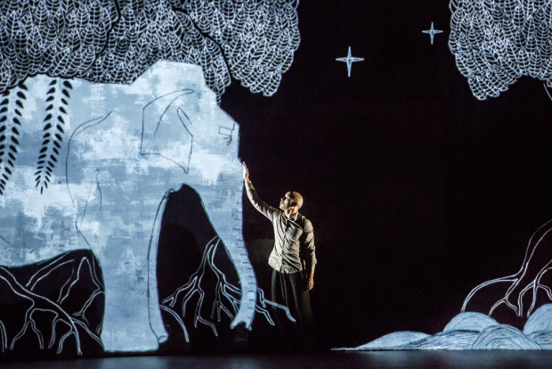 A scene from Akram Khan Company's Chotto Desh, making its New York premiere at the New Victory Theater.