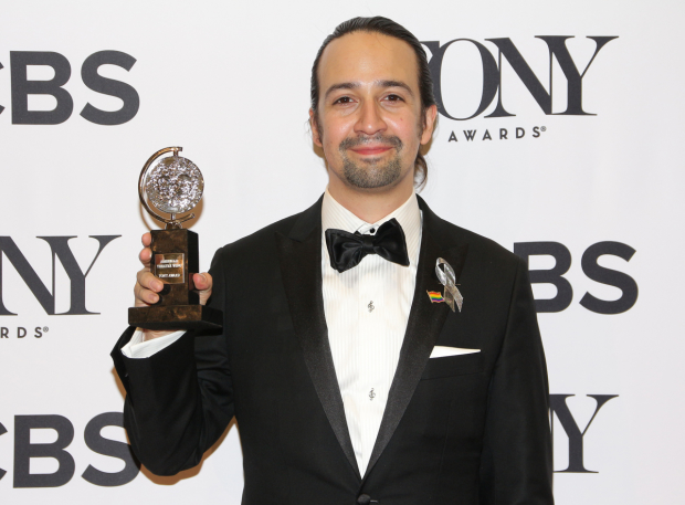 In addition to his show, Hamilton, winning Best Musical, Lin-Manuel Miranda won Tony Awards for Best Score and Best Book.