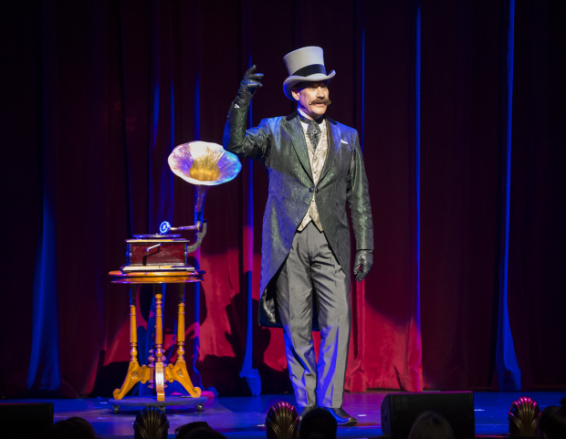 Mark Kalin plays The Showman in The Illusionists &mdash;Turn of the Century.