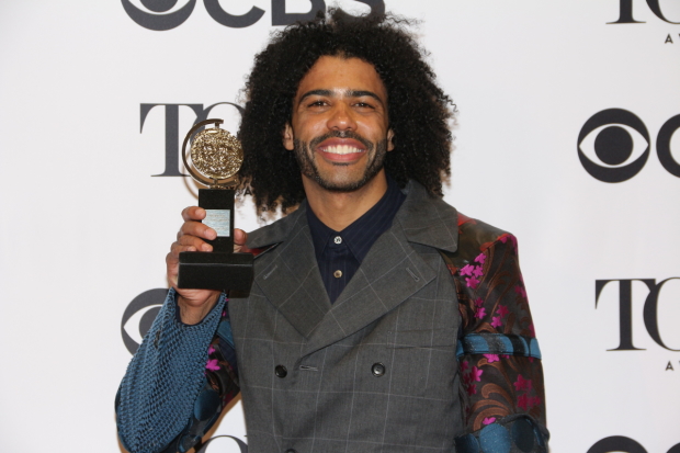 Daveed Diggs wins the Tony Award for Best Performance by an Actor in a Featured Role in a Musical.