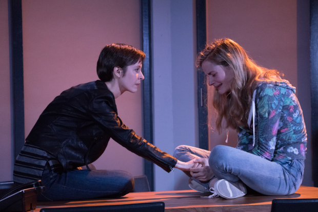 Jocelyn Kuritsky and Lexi Lapp in Stet, now in previews.
