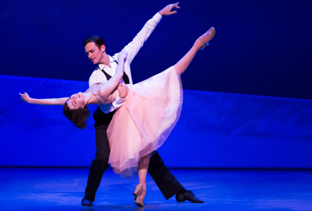 Garen Scribner and Leanne Cope in Broadway&#39;s American in Paris at the Palace Theatre.