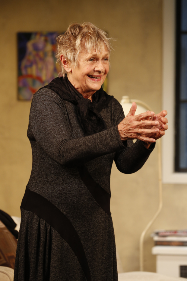 Estelle Parsons stars in Out of the Mouths of Babes at the Cherry Lane Theatre.
