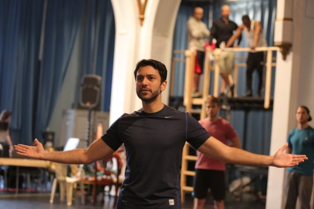 Sanjit De Silva takes on the role of Aeneas.