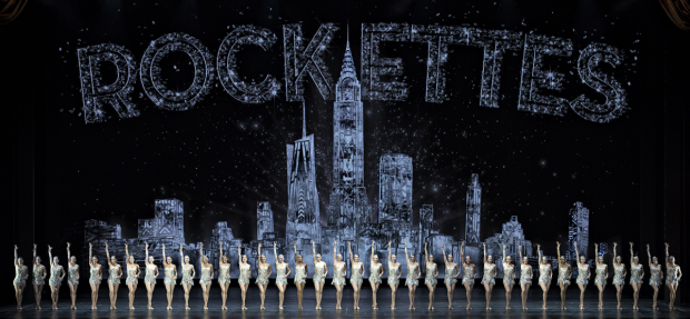 The Rockettes take the stage in the New York Spectacular at Radio City Music Hall.