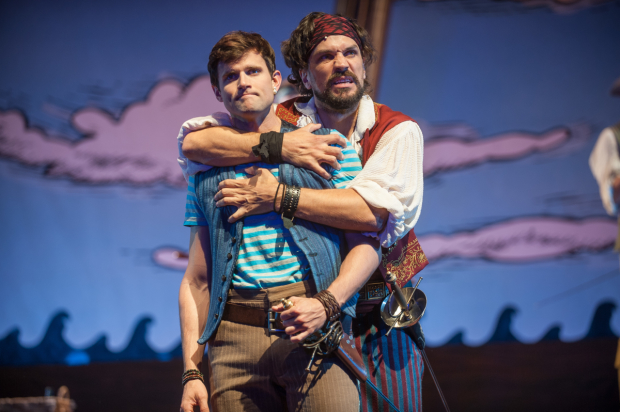 Kyle Dean Massey and Will Swenson in The Pirates of Penzance, now running at Barrington Stage Company.