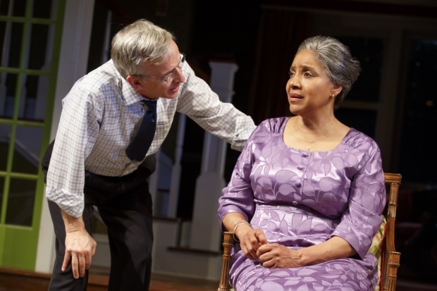 Robert Joy and Phylicia Rashad in the Public Theater production of Head of Passes, coming to the Mark Taper Forum in 2018.