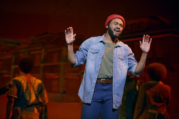 Jesse Nager plays Smokey Robinson in Motown The Musical.