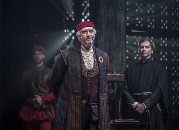 Jonathan Pryce takes on the role of Shylock in The Merchant of Venice.
