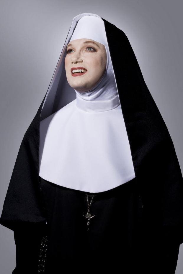 Charles Bush dons the habit to star in his play The Divine Sister at Bucks County Playhouse.