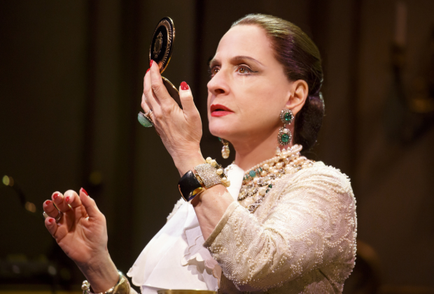 Patti LuPone as Helena Rubinstein in War Paint, directed by Michael Greif, at the Goodman Theatre. 