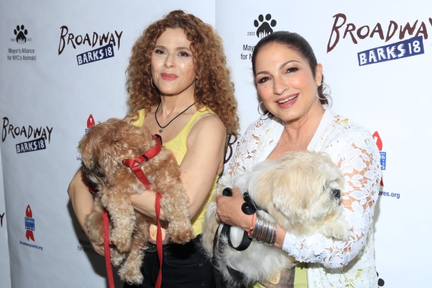 Bernadette Peters and Gloria Estefan host the 2016 edition of Broadway Barks.