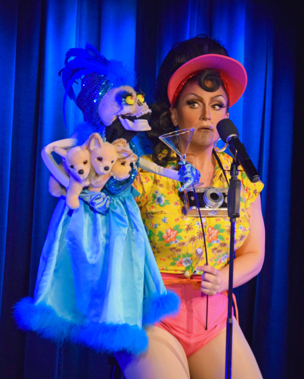 Indulgence Gluttington is one of the puppets BenDeLaCreme has designed for Inferno A-Go-Go.