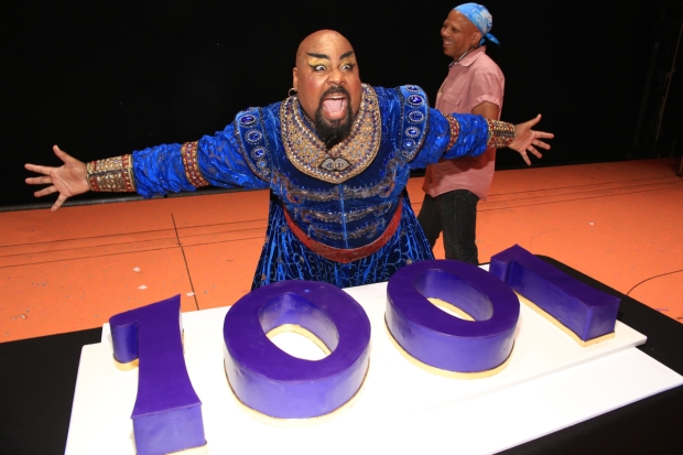James Monroe Iglehart, the show&#39;s Genie, would prefer not to have to share.