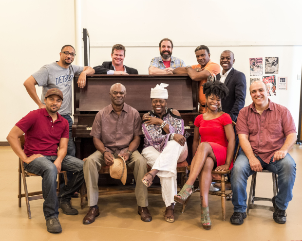 The cast of August Wilson's Ma Rainey's Black Bottom, directed by Phylicia Rashad.