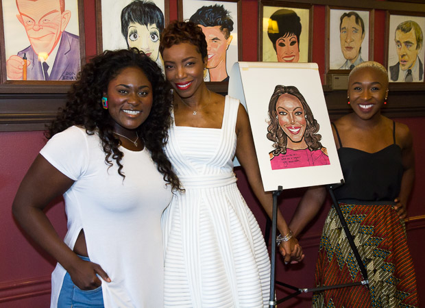 Healther Headley (center) with her proud Color Purple costars Danielle Brooks (left) and Cynthia Erivo (right).